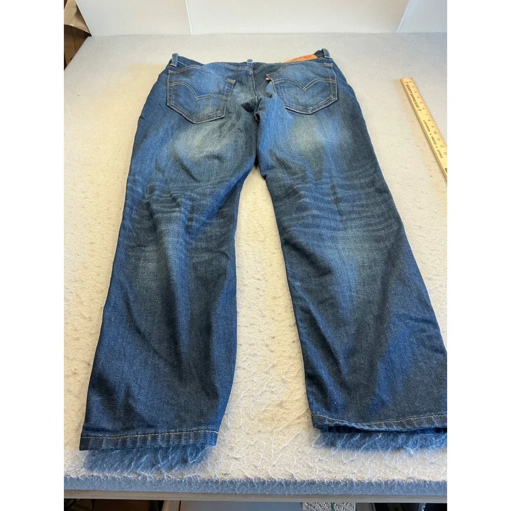 Levi's 541 Athletic Taper Jeans Medium Wash Denim 34x30 Mens Blue